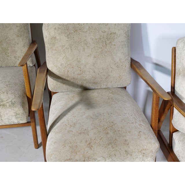 Mid-Century Modern Scandinavian Lounge Chairs in Teak, 1960s, Set of 3 For Sale - Image 13 of 14