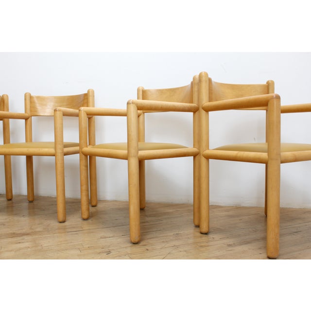 1970s Massimo Vignelli Acorn Dining Chairs for Sunar For Sale - Image 5 of 6