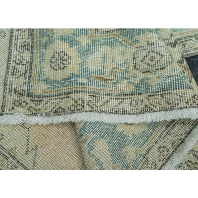 Turkish Vintage Rug 4'7" x 11'10" #20772 For Sale In Houston - Image 6 of 8
