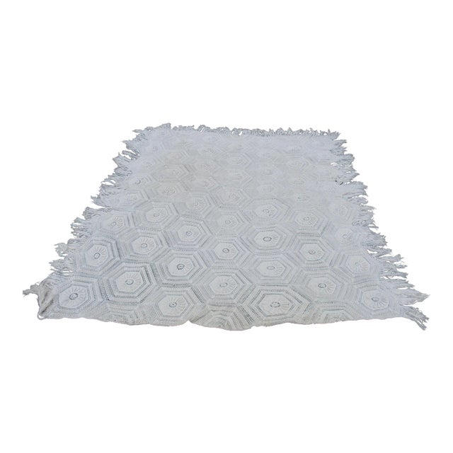 Hand Crocheted Bedspread For Sale