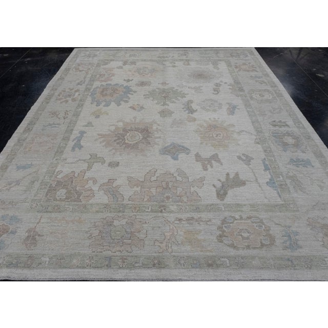 Turkish Oushak Rug 8'7" x 10'4" #16089 Explore a curated collection of hallway runners, wool rugs, and handmade...