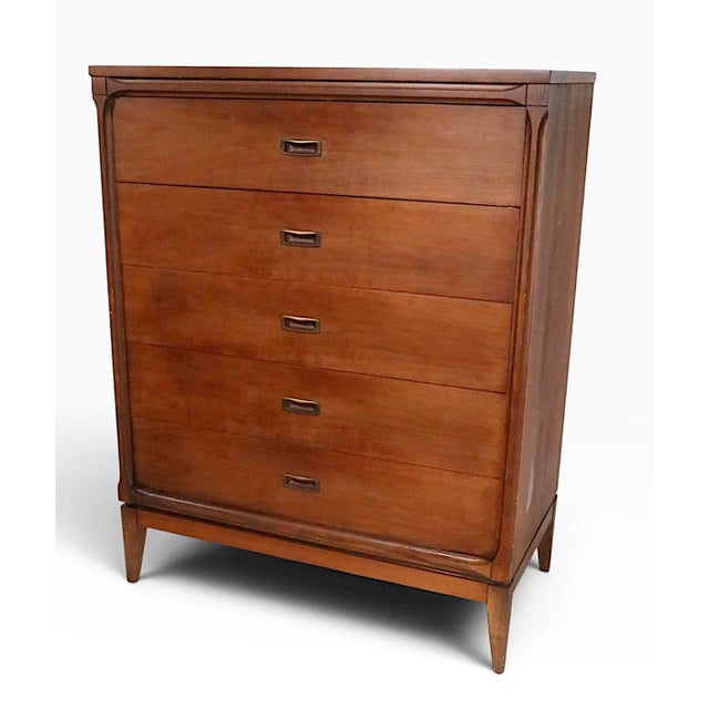 Mid Century Chest of Drawers Montgomery Wards Sutton Place C. 1950/60’s For Sale - Image 10 of 13