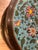 Wood Vintage Cloisonné and Black Lacquered Side Table For Sale - Image 7 of 9