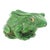 Large Mid Century Modern Italian Pottery Frog Fountain Head For Sale