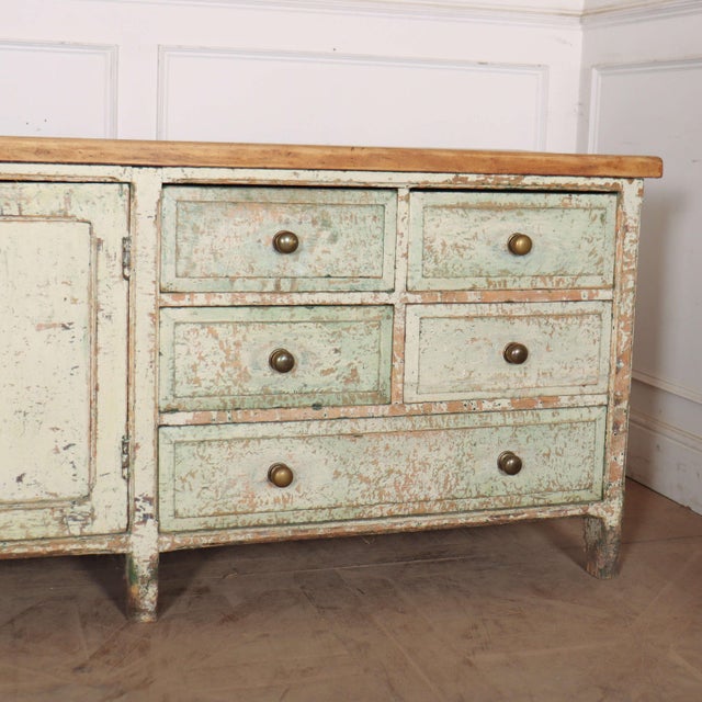 Wood English Country House Dresser Base For Sale - Image 7 of 18
