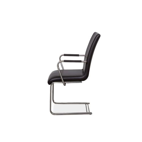 Brown Leather Chairs from Venjakob, Set of 4 For Sale - Image 17 of 18