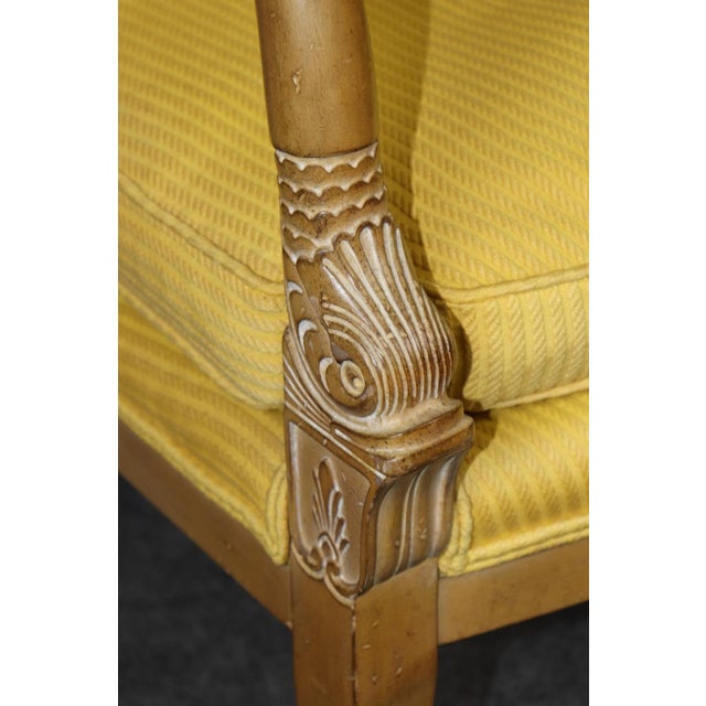 Pair of Regency Style Carved Dolphin Head Armchairs For Sale - Image 12 of 13