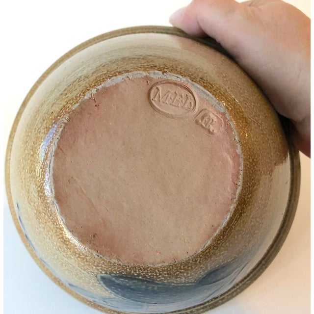 Salt Glazed Berry Bowl - Vintage Farmhouse For Sale - Image 11 of 13
