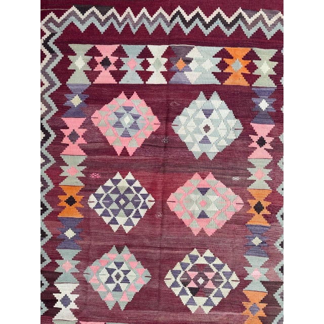 Mid-Century Turkish Anatolian Kilim Rug, 1950s For Sale - Image 3 of 18