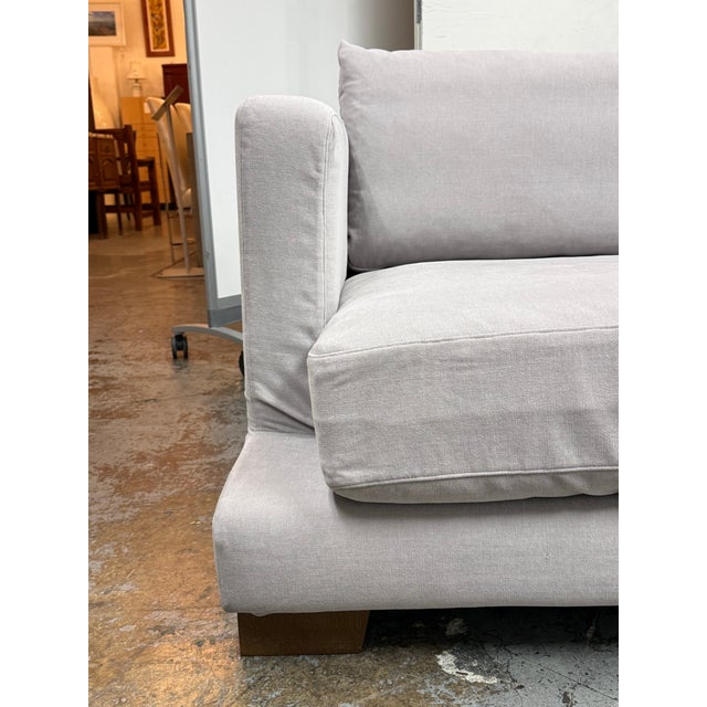Gray Sits Colorado Slipcover Sofa For Sale - Image 8 of 12
