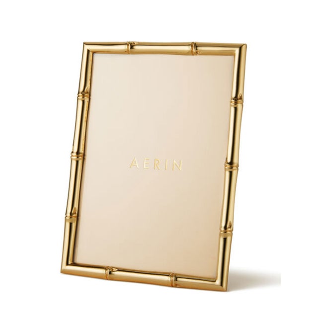 Aerin Brass Bamboo Picture Frame Chairish