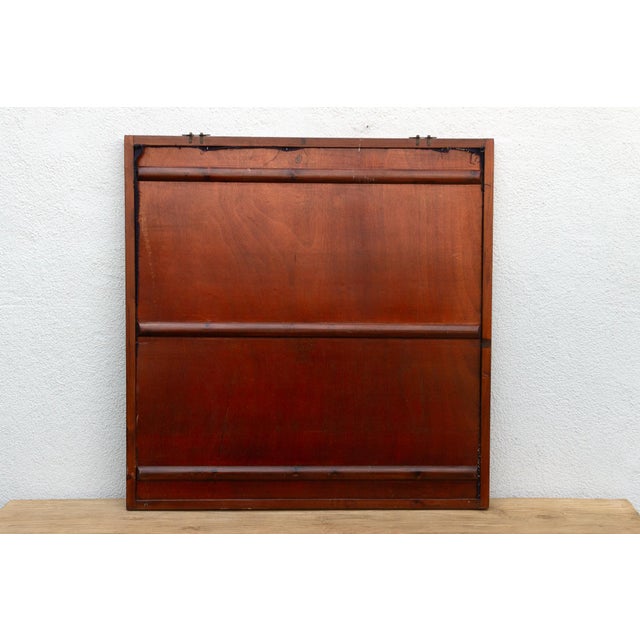 Wood Hmong Heritage Antique Framed Baby Carrier For Sale - Image 7 of 8