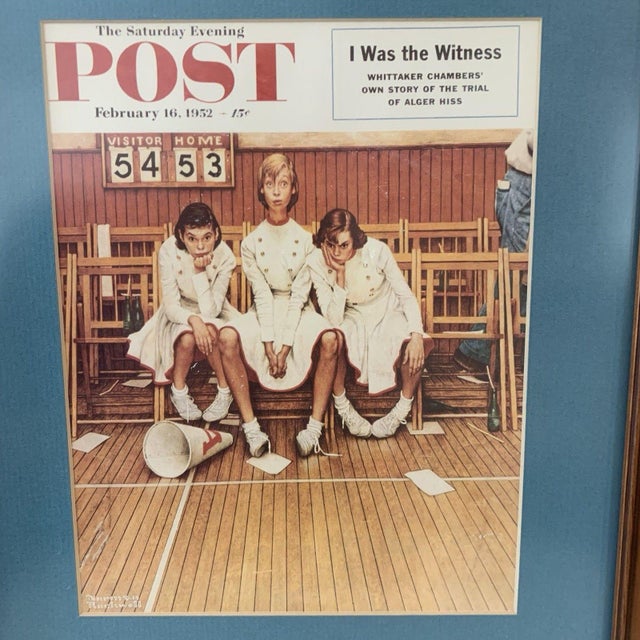 Norman Rockwell Saturday Evening Post Cover"I Was the Witness" February 16,1952 Title: Saturday Evening Post Date:...