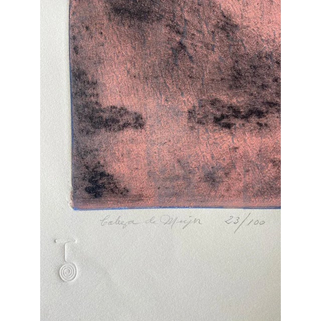 Juan Jose Torralba, Calega de Mujer, 1970, Carborundum Engraving For Sale - Image 3 of 6