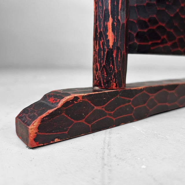 Japanese Wooden Kamakura Bori Kimono Hanger Stand, 1960s For Sale - Image 14 of 18