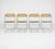 Vintage Plia Folding Chair in Vienna Straw by Giancarlo Piretti for Anonima Castelli, 1970s, Set of 5, in Very Good...