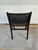 Stylish Made Goods Co Percy Leather Dining Chair. Dark brown weaved leather, black frame. Original Retail $1260. Showroom...