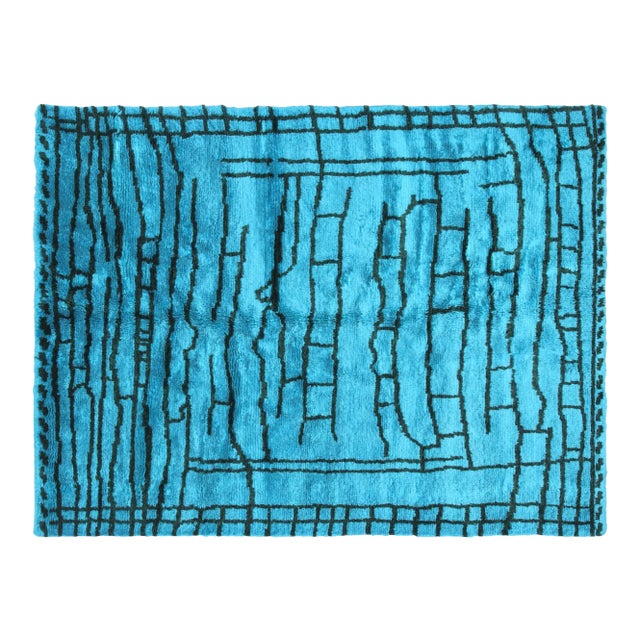 Contemporary Turkish Shag Rug For Sale