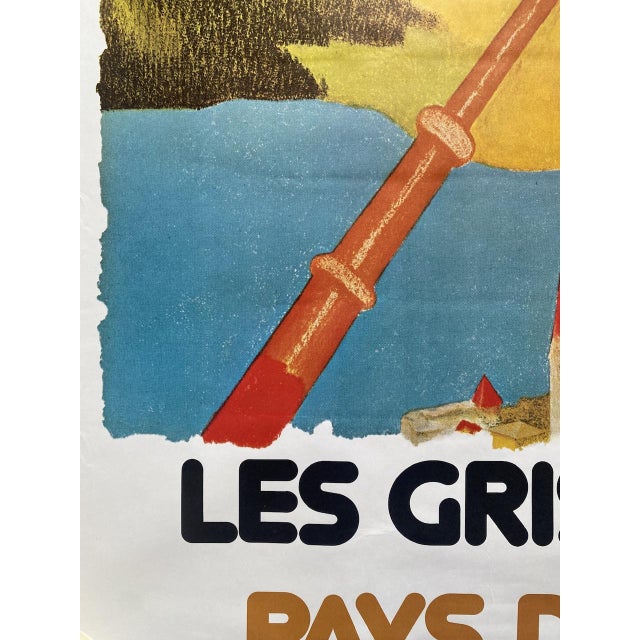 Vintage Poster from Giacometti Augusto, Grisons, Switzerland, 1890s For Sale - Image 4 of 8