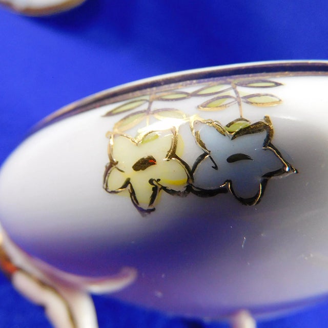 Antique Morimura Nippon Dresser Powder Trinket Box For Sale - Image 9 of 13