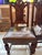 Stunning antique Gothic Revival carved oak side chair, likely dating to the late Victorian era . The elaborate backrest...