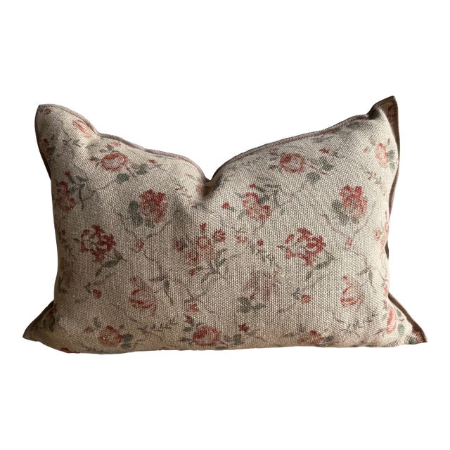 French Linen Lumbar Pillow Cover – Jardin Orgeat For Sale