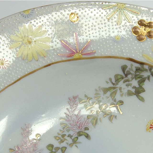 20th Century Porcelain Kutani Plate, Japan For Sale - Image 9 of 12