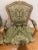 Pairs of French Louis XV Bergere Armchairs/Floral Uphoslstery For Sale - Image 11 of 11