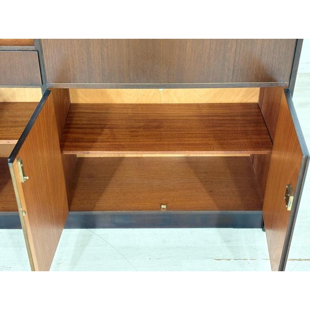Mid-Century Writing Cabinet with Secretary in Mahogany, 1960s For Sale - Image 6 of 14
