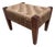 French Mid-Century Rope Footstool, Audoux-Minet Style — C. 1950s–60s For Sale