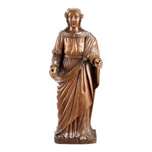 Impressive Antique Carved Santo