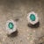 2010s Diamond Emerald Earrings 14 Karat White Gold 2.17 TCW Certified For Sale - Image 5 of 14