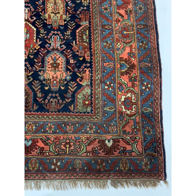 Textile Antique Persian Bidjar Rug 4'10" X 7’0" For Sale - Image 7 of 8