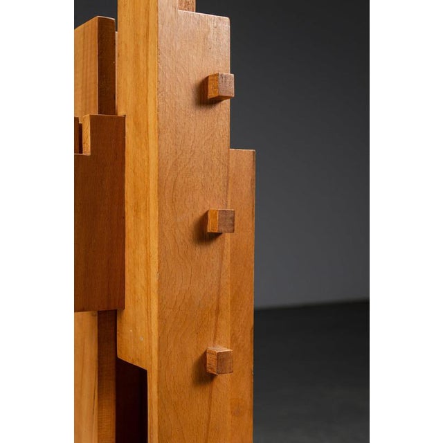 Jan Hoog, Constructivist Sculpture, 20th Century, Wood For Sale - Image 6 of 14