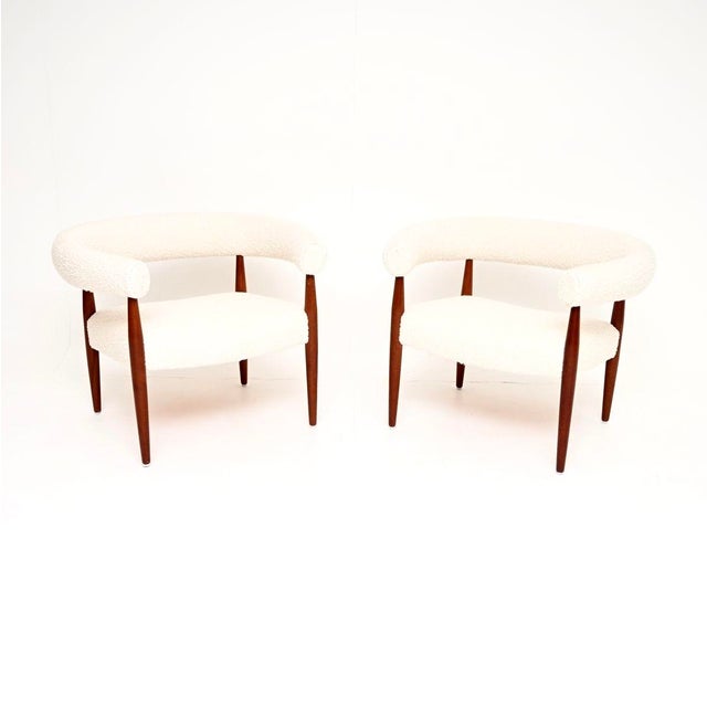 Vintage Danish Ring Chairs by Nanna Ditzel for Kolds Savvaerk, 1950, Set of 2 For Sale - Image 11 of 11