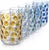 Kenneth Ludwig Chicago Airelles Glass Tumbler- Green - Set of Four For Sale - Image 4 of 4