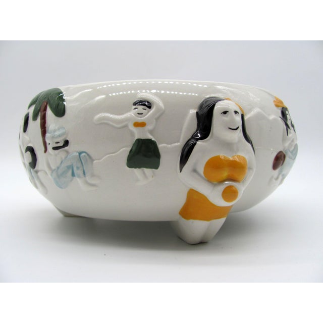 Ceramic 1980s Trader Vic's Hula Scorpion Bowl Tropical Tiki Barware Repro? Or Real? Trader VK's For Sale - Image 7 of 10