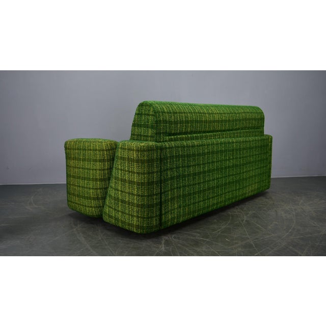 Vintage Italian Three-Seater Sofa in Green, 1970s For Sale - Image 15 of 18