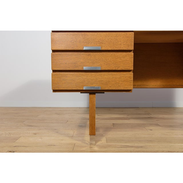 Mid-Century Modern Oak Desk from Eigil Petersens Møbelfabrik, Denmark, 1970s For Sale - Image 13 of 18