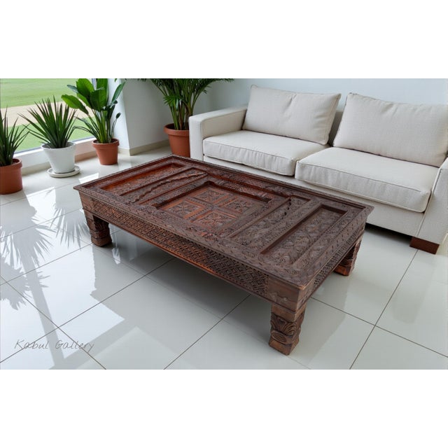 Vintage Wooden Coffee Table, 1970s For Sale - Image 4 of 18