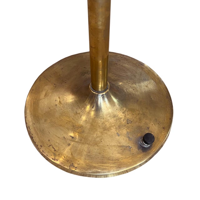 Mid-Century Modern Italian Adjustable Floor Lamp with Original Black Metal Shade, 1960s For Sale - Image 4 of 5