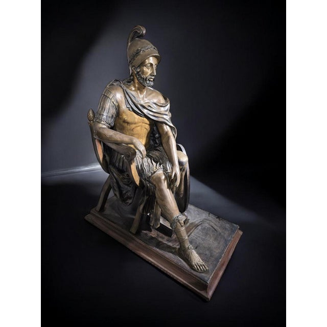Monumental Roman Bronze Sculpture, 1950 For Sale - Image 16 of 18