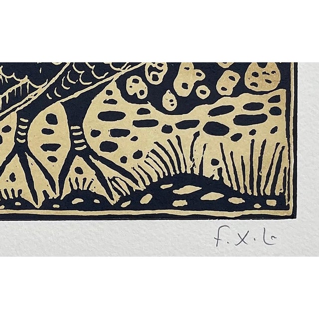 Brown François-Xavier Lalanne, Le Dindon (The Turkey), 2004, Woodcut For Sale - Image 8 of 9