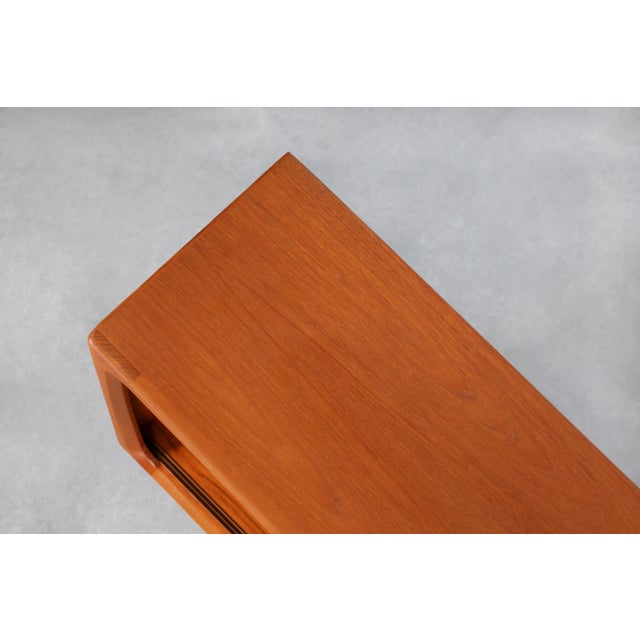 Mid-Century Modern Teak Credenza or Bookcase by Bernhard Pedersen, 1960s For Sale - Image 10 of 11
