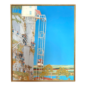 Michael Palmer Acrylic Painting on Canvas Titled Gold Miners of the Neiblung