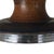 Brown Vintage English Colonial Style Oak Pedestal Center Bowl With Lion Ring Handles For Sale - Image 8 of 9