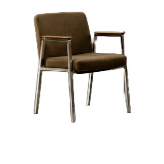 Mid-Century Modern German Brown Conference Chair from Drabert, 1970s For Sale
