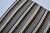Vintage Turkish Flatweave Kilim Rug - Modernist Wabi-Sabi Striped Wool Rug For Sale In Phoenix - Image 6 of 11