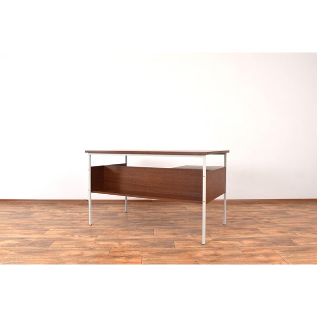 Wood Mid-Century Modern Danish Teak Desk, 1970s For Sale - Image 7 of 18