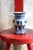 1970s Frederick Cooper Blue and White Ram Vase For Sale - Image 6 of 10